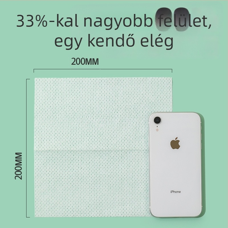 Egyszer használatos nemszövött kendő mosogatáshoz mosószerrel, olajálló, vastagított konyhai papír