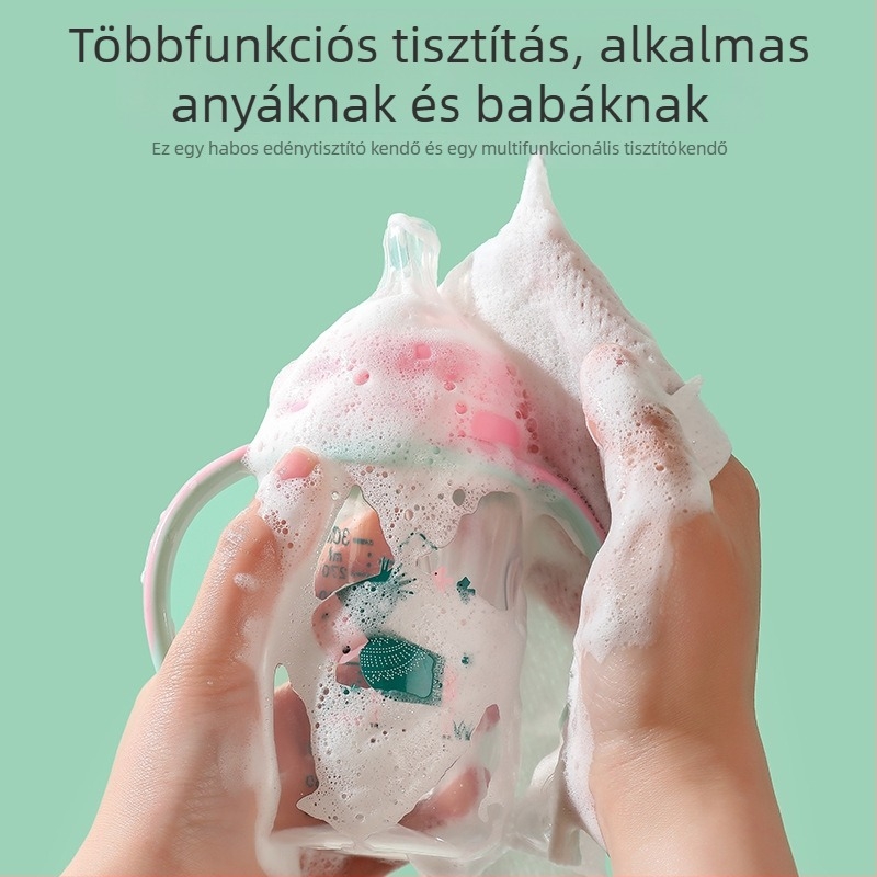 Egyszer használatos nemszövött kendő mosogatáshoz mosószerrel, olajálló, vastagított konyhai papír