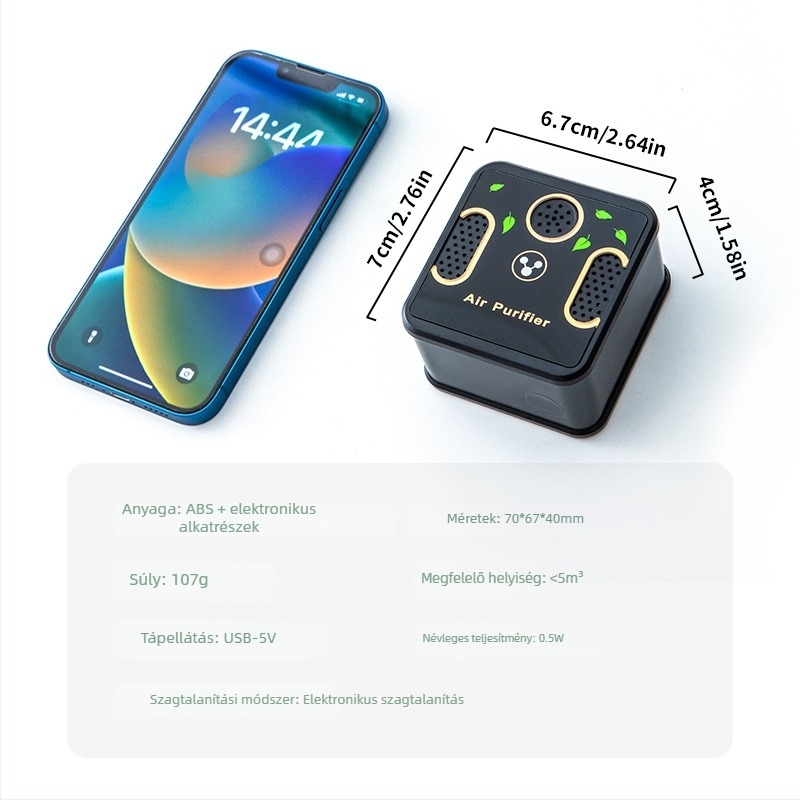 USB-táplálású háziállat szagtalanító, kétmagos frissítés, fogyóanyagok nélkül, 2025-ös kiadás