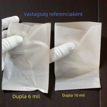 Matt felületű, sík tasakok elektronikus eszközökhöz és telefontokokhoz; csomagoló tasakok adatkábelekhez; részben átlátszó műanyag tasakok; CPE matt tasakok