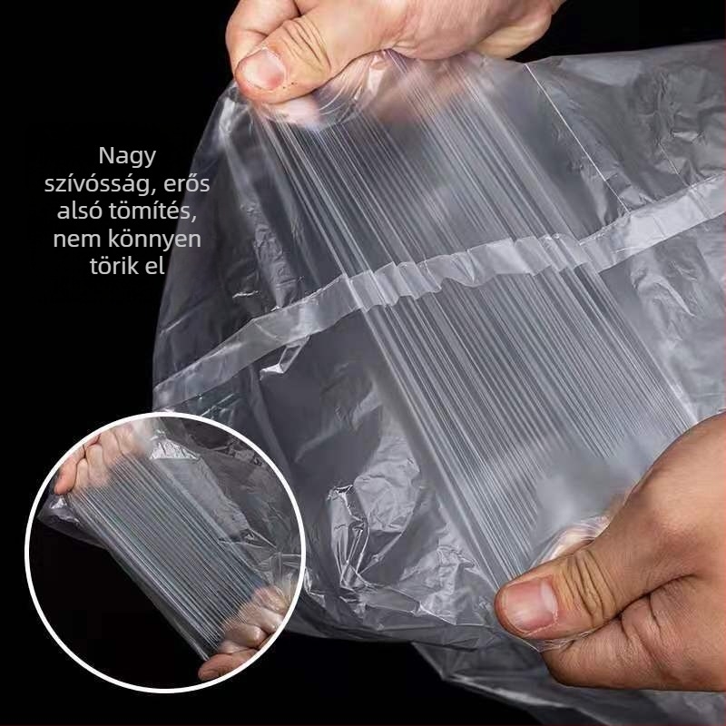 Átlátszó megerősített PE csomagoló zacskók, nagy méretű fóliazacskók, nedvességálló