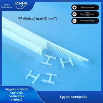 PP típusú fin ragasztó tű ruházathoz, I-alakú, 5–7 mm, átlátszó/fehér/fekete