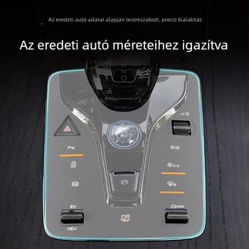 BYD Qin Plus középkonzol és váltókar érintkező szilikon párnája; por- és csúszásmentes védelem.