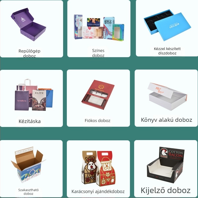 Személyre szabott színes csomagoló doboz fehérneműkhöz és ruházathoz, T2 papírdoboz, hullámkarton kraft papírból készült doboz logónyomással