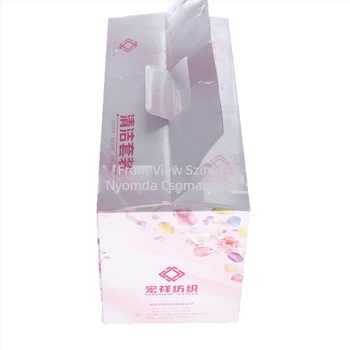 Nagykereskedelmi papírdoboz csomagoláshoz, offset nyomtatás, fehér karton 250 g/m², fix doboz, fehérnemű doboz, méretek 20x20x2 mm