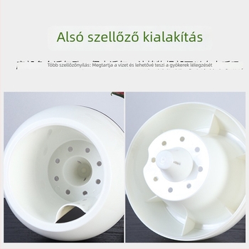 Oulinze kerek kétszínű önöntöző műanyag virágcserép