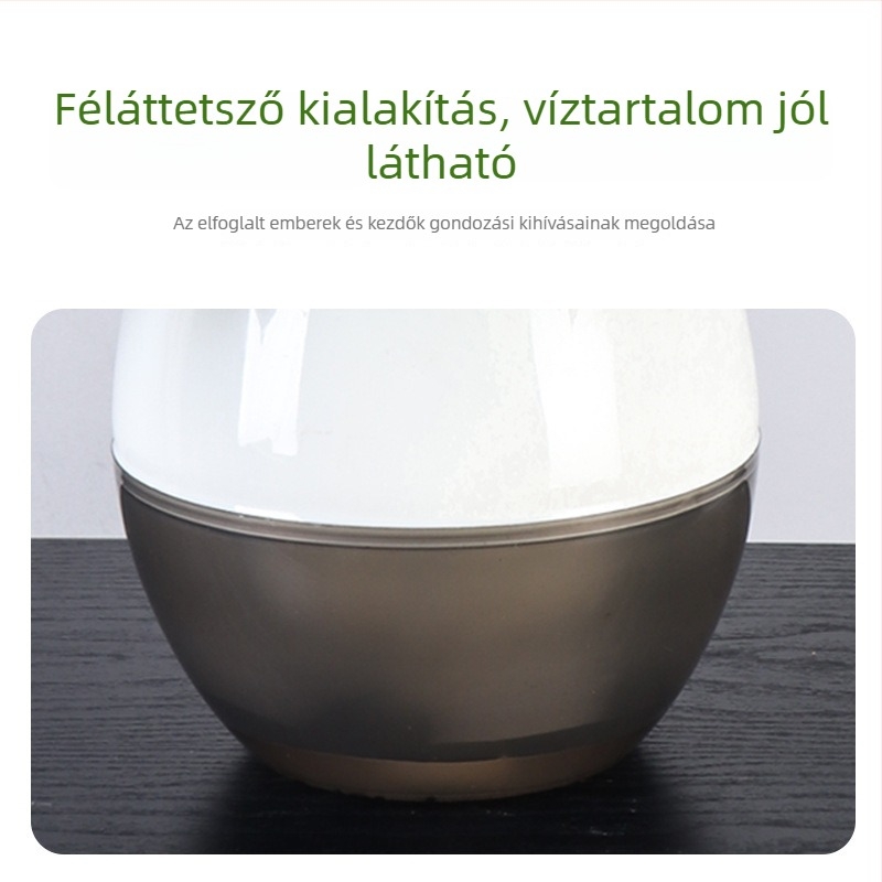 Oulinze kerek kétszínű önöntöző műanyag virágcserép