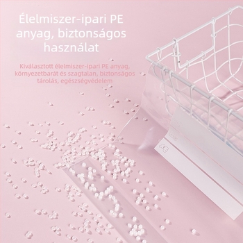 Átlátszó, zárható tároló tasakok babaruhákhoz és pelenkákhoz