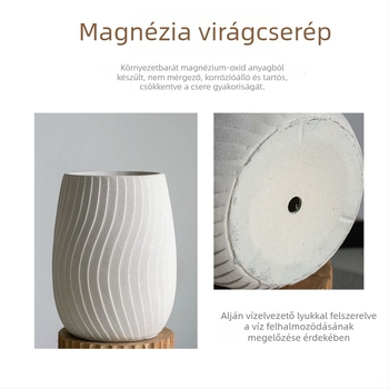 Nagy modern növénytartó a nappaliba és a balkonra, padlón álló virágtartó, kert, skandináv stílus