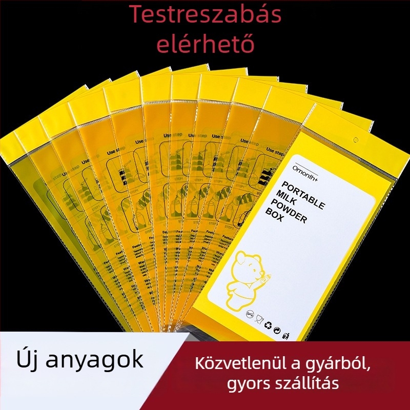 OPP tasakok ruhák csomagolásához, átlátszó öntapadós tasakok 30x40 cm, logó nyomtatás