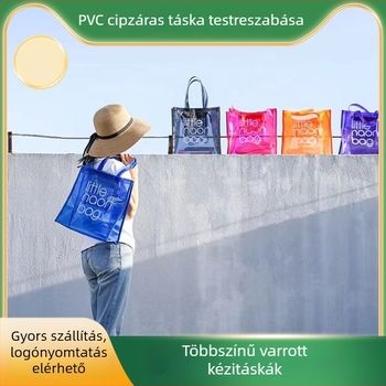 Testreszabható PVC ajándéktáska színes matt felülettel ruházati csomagoláshoz