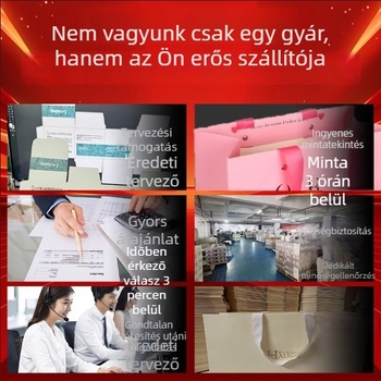 Személyre szabott ajándéktáskák logónyomtatással, prémium papírtáska bevásárláshoz és ajándékokhoz