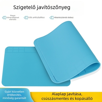 Hőálló, szagtalan szilikonpad mobiltelefon javításhoz, korrózióálló, mágneses alapú munkalap
