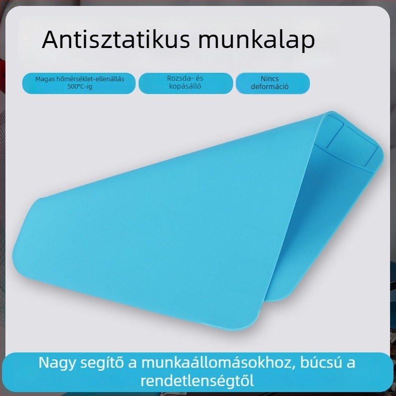 Hőálló, szagtalan szilikonpad mobiltelefon javításhoz, korrózióálló, mágneses alapú munkalap