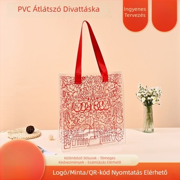 PVC bevásárló táska egyedi logóval – vállalati promóciós ajándéktáska és esküvői ajándéktáska