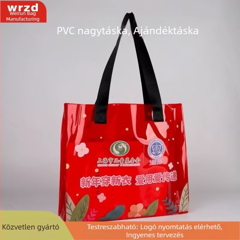 Lézeres irizáló kézitáska – testreszabható PVC kézitáska, TPU kozmetikai táska, EVA ajándékcsomagolás