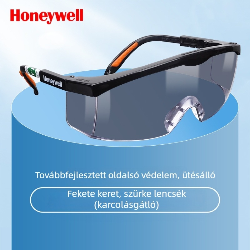 Honeywell 100111 védő szemüveg kerékpározáshoz – páramentes, fröccsenés- és porálló, ütésálló