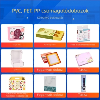 Átlátszó, négyzet alakú PVC műanyag csomagoló doboz menyasszonyi édességekhez