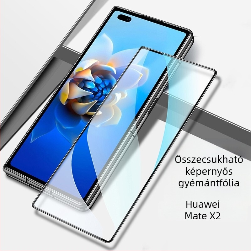Huawei MateX2 adatvédelmi kijelzővédő üveg, X5 teljes képernyő matt felület, hajtogatható külső kijelző, MateX7