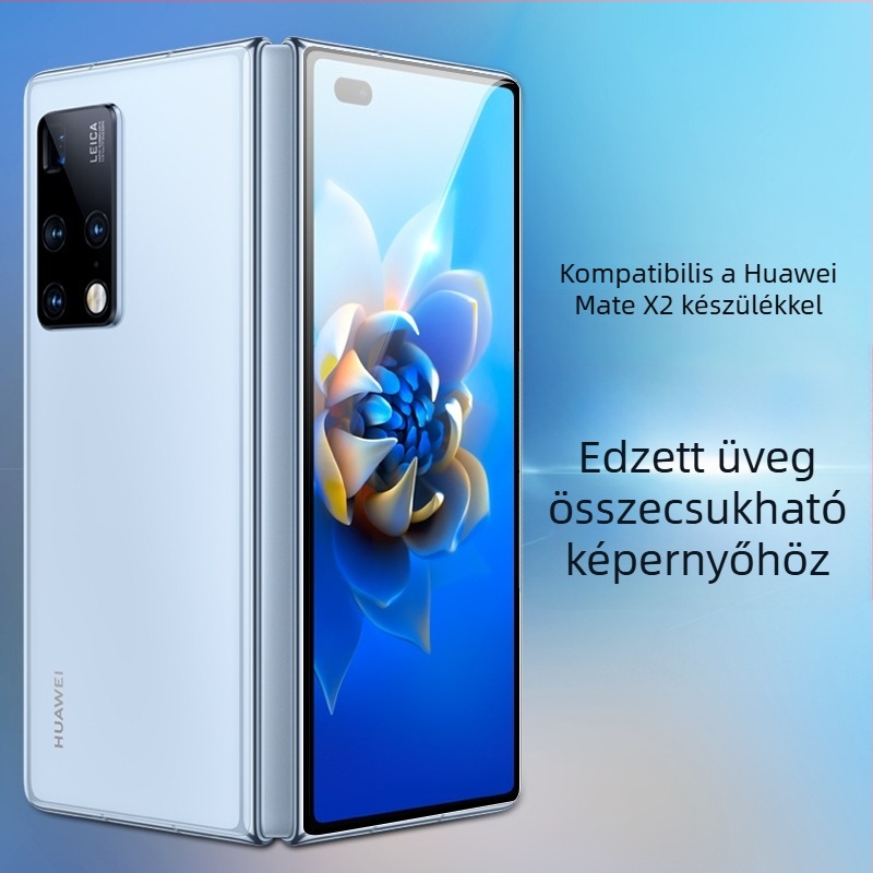 Huawei MateX2 adatvédelmi kijelzővédő üveg, X5 teljes képernyő matt felület, hajtogatható külső kijelző, MateX7