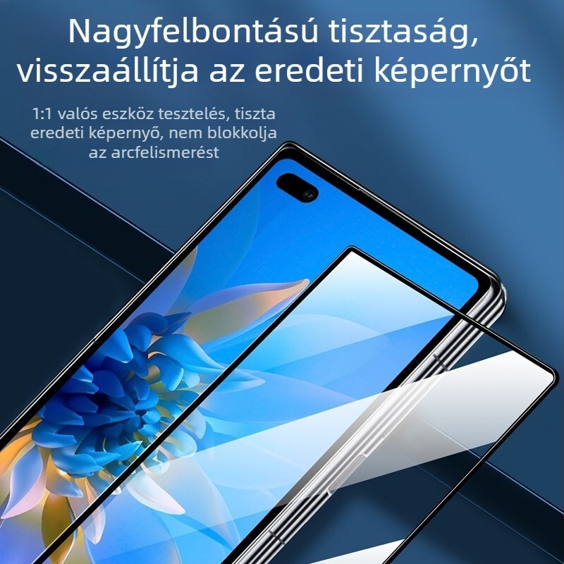 Huawei MateX2 adatvédelmi kijelzővédő üveg, X5 teljes képernyő matt felület, hajtogatható külső kijelző, MateX7