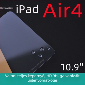 OneGano edzett üveg képernyővédő iPad Air 6 (11 hüvelykes) számára, kompatibil Air 5-tel és Air 4-gyel
