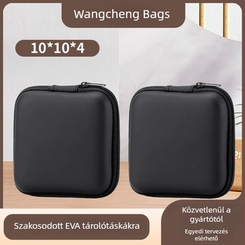 EVA tok Bluetooth fülhallgatóhoz, kábel- és töltőtároló, hordozható merevlemez-táska
