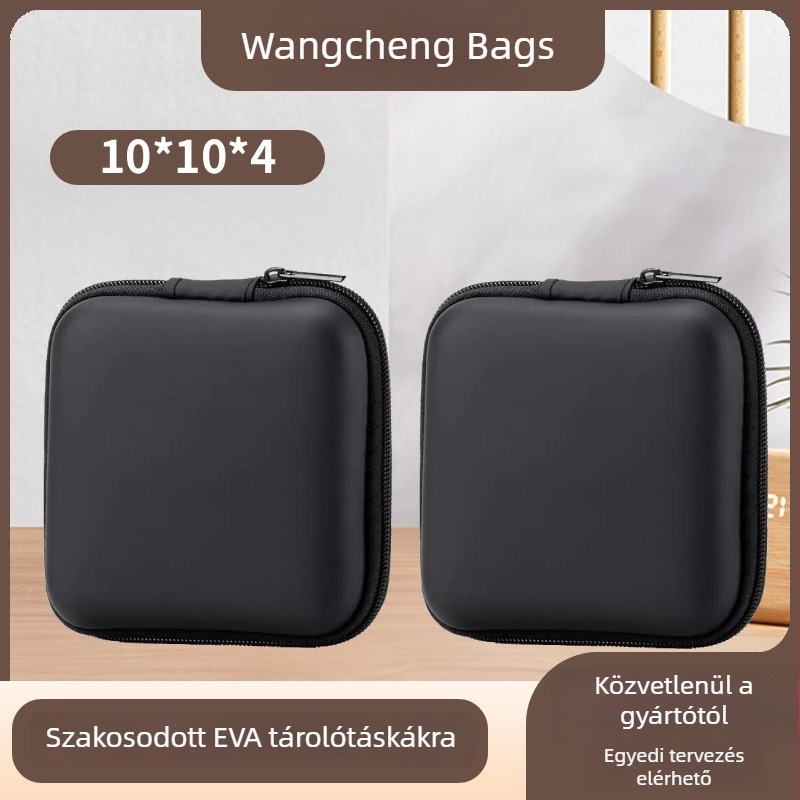 EVA tok Bluetooth fülhallgatóhoz, kábel- és töltőtároló, hordozható merevlemez-táska