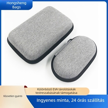 EVA többfunkciós mindennapi tárolótáska Bluetooth fejhallgatókhoz és digitális eszközökhöz