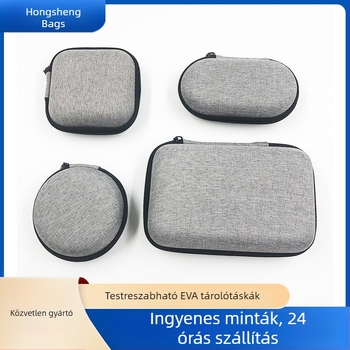 EVA többfunkciós mindennapi tárolótáska Bluetooth fejhallgatókhoz és digitális eszközökhöz