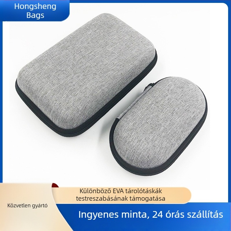 EVA többfunkciós mindennapi tárolótáska Bluetooth fejhallgatókhoz és digitális eszközökhöz