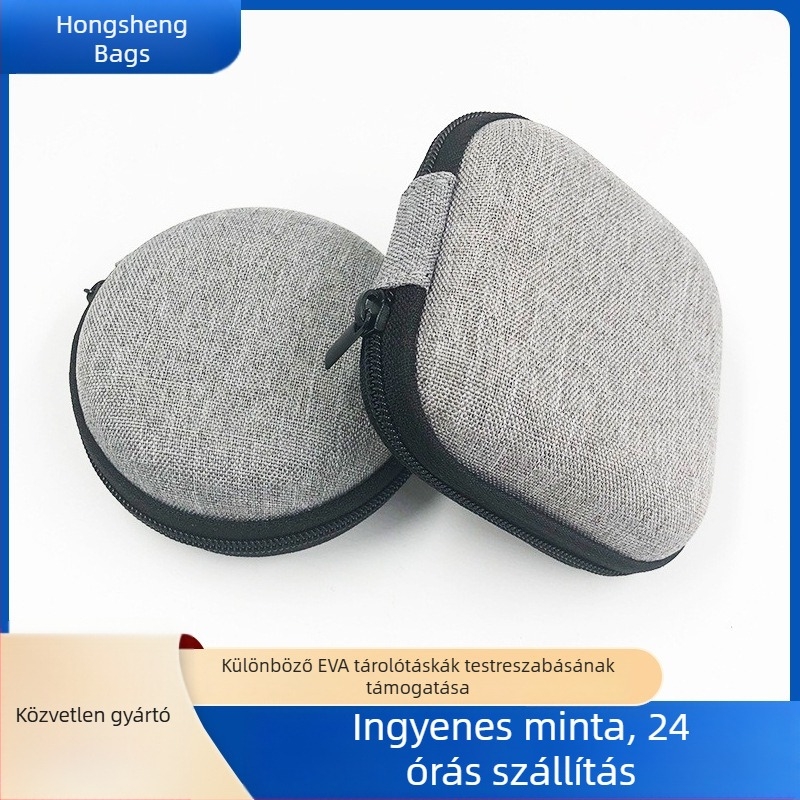 EVA többfunkciós mindennapi tárolótáska Bluetooth fejhallgatókhoz és digitális eszközökhöz