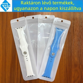Iridesztáló Yin-Yang csomagoló tasak nylon/szilikon óraszíjakhoz, adatkábelekhez és fülhallgató-kiegészítőkhöz, zipzáras tasak