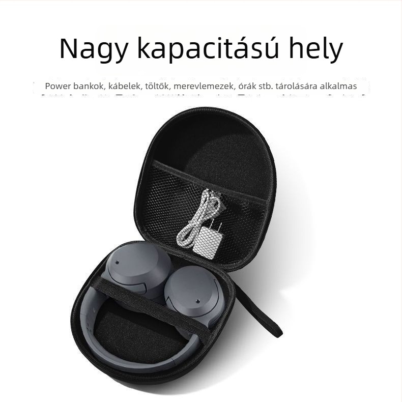Over-ear stílusú, vezeték nélküli Bluetooth fejhallgató tok, kompatibil Edifier W820NB, Baseus, Sony és Soundcore