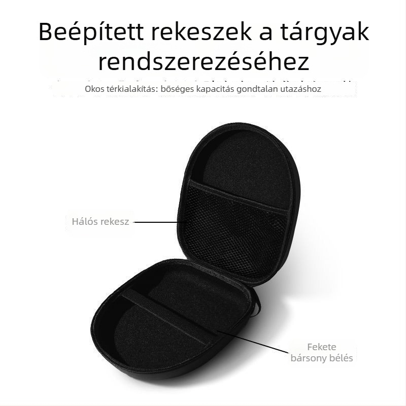 Over-ear stílusú, vezeték nélküli Bluetooth fejhallgató tok, kompatibil Edifier W820NB, Baseus, Sony és Soundcore