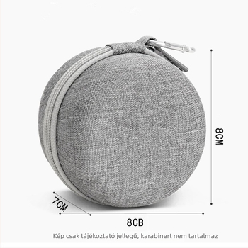 Kör alakú EVA fülhallgató tároló doboz