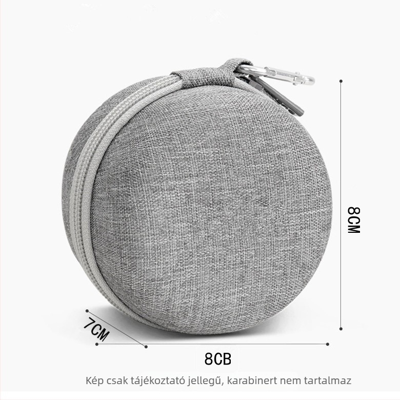 Kör alakú EVA fülhallgató tároló doboz