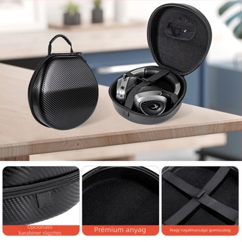 Universal EVA fejhallgató tok, ütésálló, extra méretű, HD598, HD650 és HD800S