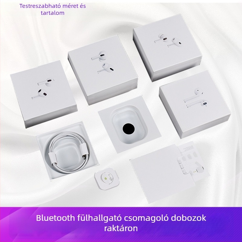 AirPods Pro 2 zárható csomagoló doboz, 5. generációs fejhallgató, 3. generációs felújított kiadás
