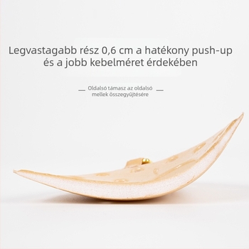 Légáteresztő mangó alakú szilikon melltapasz esküvői ruhához, vállpánt nélküli, láthatatlan push-up melltartó