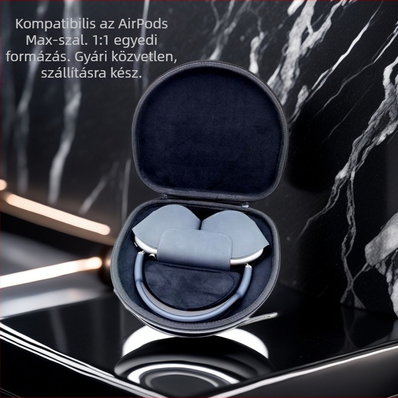 AirPods Max és Sony WH-1000XM3/ XM4 fejhallgatók védő tároló tokja