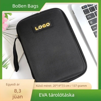 EVA tároló doboz és szerszágtáska, nagy méret, többfunkciós tároló táska, megerősített fejhallgató tok