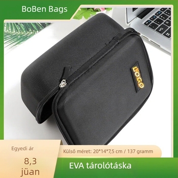 EVA tároló doboz és szerszágtáska, nagy méret, többfunkciós tároló táska, megerősített fejhallgató tok