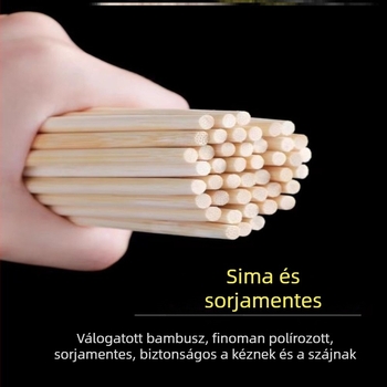 Egyszer használatos bambusz evőpálcikák – nagykereskedelem