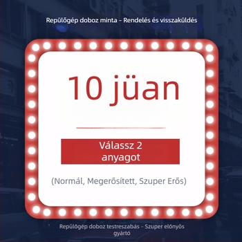 Brilliant személyre szabható kartondoboz csomagoláshoz, kis tétel, modell T2T1