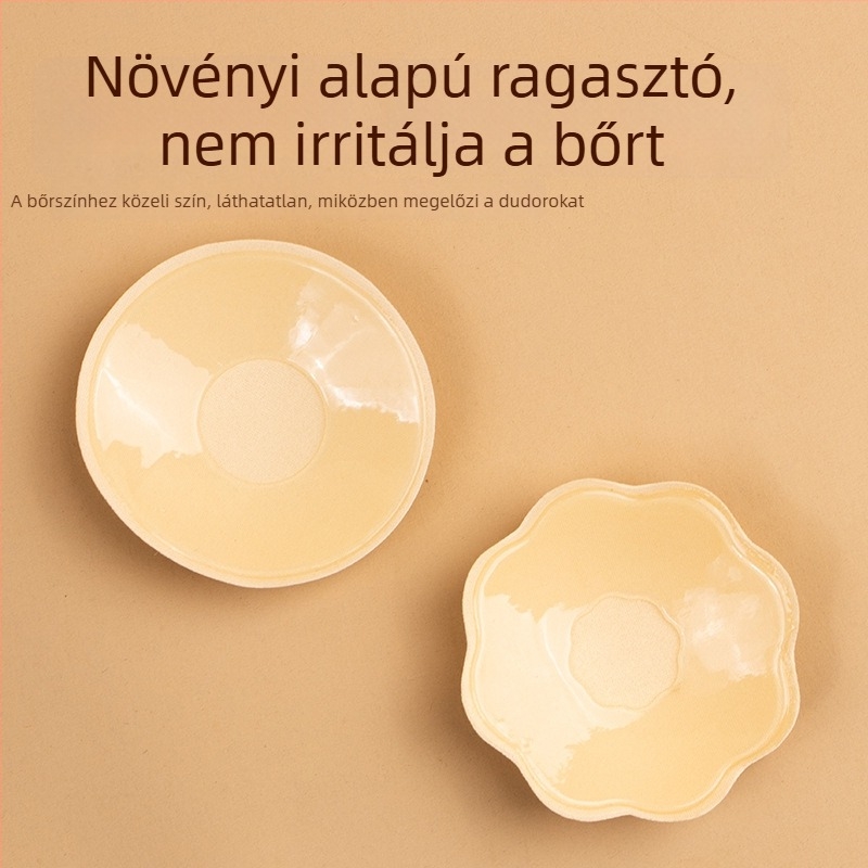 Láthatatlan vékony mellbimbó tapaszok, kis méretű mellekhez, hátul kivágott ruhához