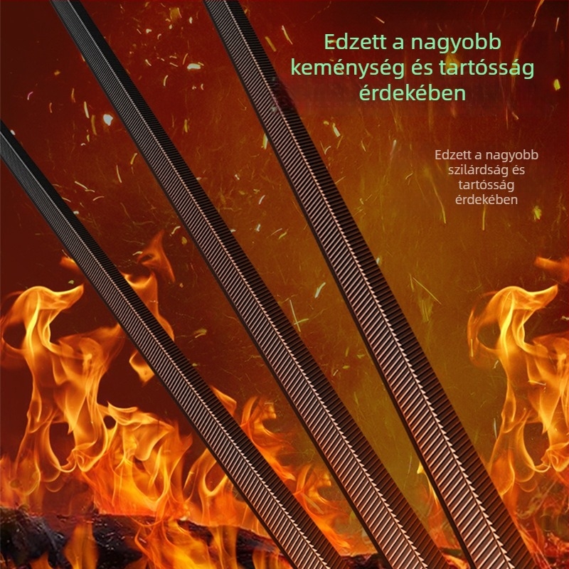 Hexagonális láncfűrész-reszelő, láncsziszoló eszköz kézi használatra, körreszelő