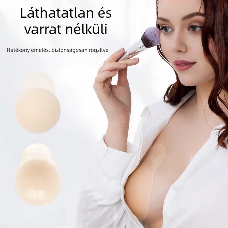 Szilikon mellszívó tapasz, láthatatlan formázás, mellbimbó fedés, ideális menyasszonyi ruhához