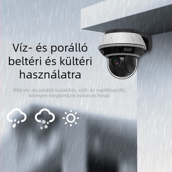 Fém robbanásbiztos PTZ dóm kamera PoE-vel, 4x zoom, infravörös éjjellátás, 8 MP HD