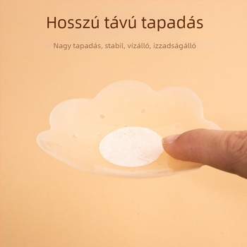 Szilikon melltapasz, szilva virág formájú, légáteresztő, varratmentes, ultra vékony, láthatatlan areola fedése